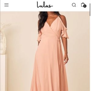 Pink LULUS DRESS Bridesmaid